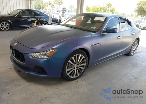 2016 Maserati Ghibli from USA, damaged, VIN ZAM57XSA1G1175647